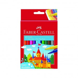 Флумастери Faber Castel 12 цвята