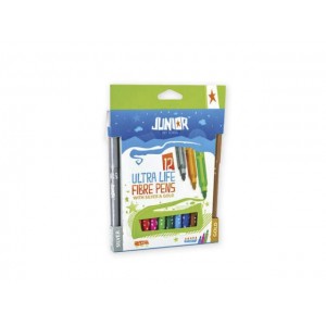Флумастери Junior 10 цв. + злато и сребро